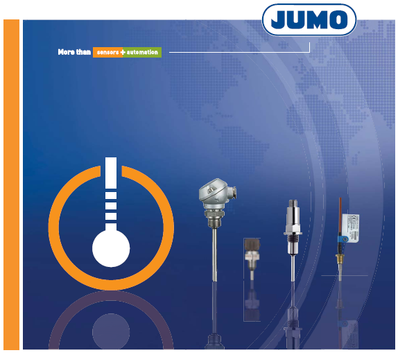 久茂自动化(JUMO)热电偶热电阻选型样本 久茂自动化(JUMO)热电偶热电阻选型样本