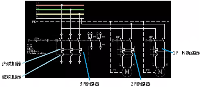 断路器工作原理图 断路器工作原理图