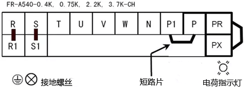 变频器主回路接线端子排 变频器主回路接线端子排