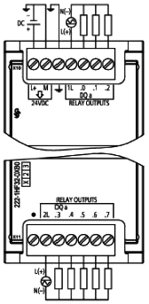 6ES7 222-1HF32-0XB0接线图 6ES7 222-1HF32-0XB0接线图