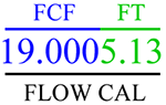 FLOW CAL FLOW CAL