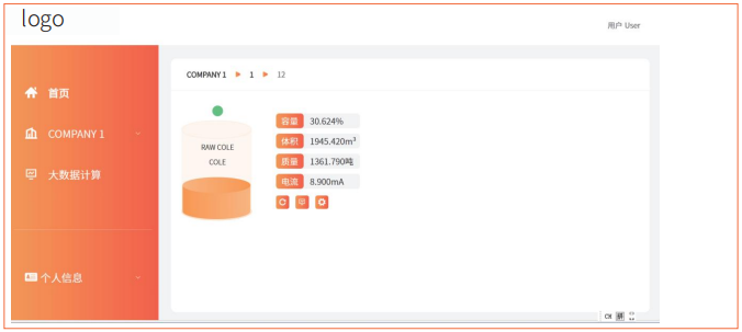罐体详情界面 罐体详情界面