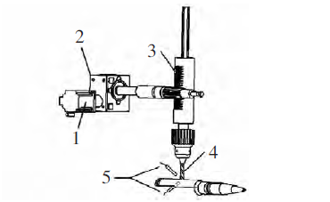 一种钻削试验红外测温装置示意图 一种钻削试验红外测温装置示意图
