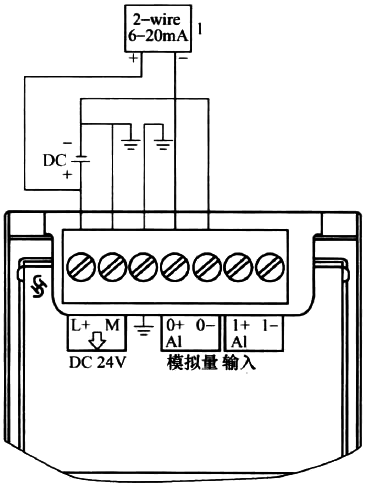 S7-1200 PLC连接3线制传感器示意图 S7-1200 PLC连接3线制传感器示意图