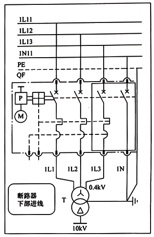 低压断路器的下部进线 低压断路器的下部进线