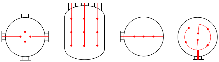 反应器床层温度测量热电偶形式 反应器床层温度测量热电偶形式