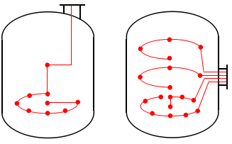 多点铠装热电偶安装示意 多点铠装热电偶安装示意