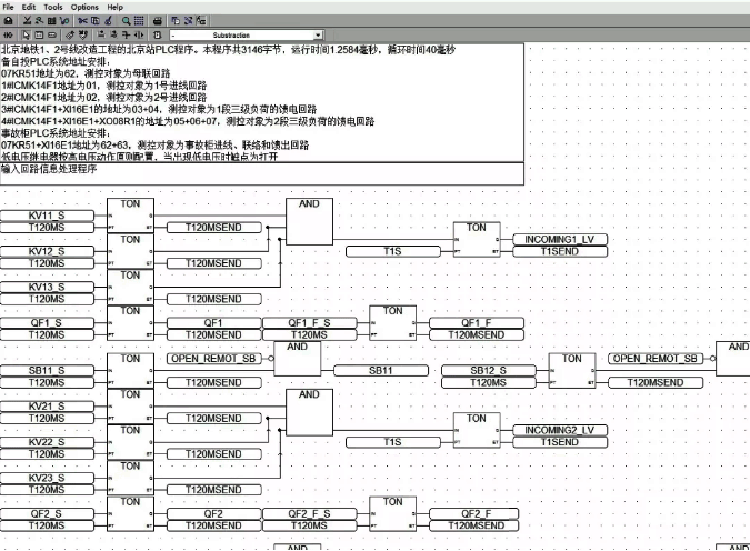 某地铁配电控制系统PLC的输入接口参数定义程序和延迟判误程序 某地铁配电控制系统PLC的输入接口参数定义程序和延迟判误程序