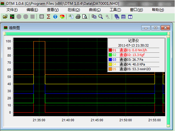 无纸记录仪上位机管理软件界面1 无纸记录仪上位机管理软件界面1