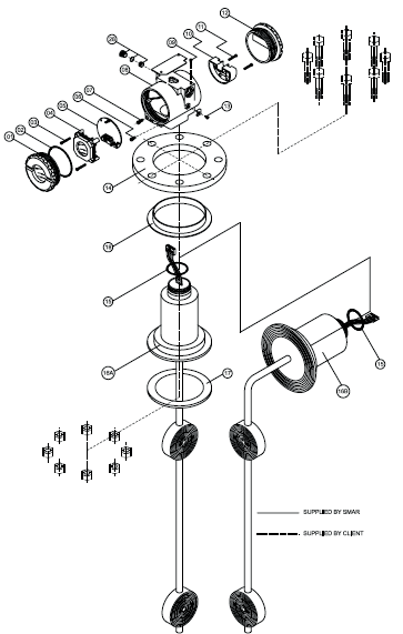 smar公司工业型密度计/浓度计DT301I分解图 smar公司工业型密度计/浓度计DT301I分解图
