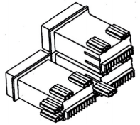单点闪光报警仪密集安式装示意图 单点闪光报警仪密集安式装示意图