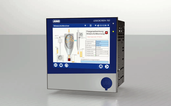 JUMO LOGOSCREEN 700触摸式无纸记录仪 JUMO LOGOSCREEN 700触摸式无纸记录仪