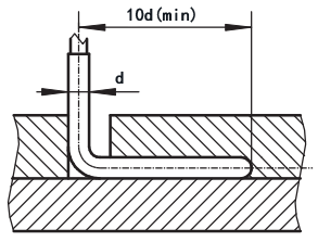 铠装热电偶埋入工件内部安装 铠装热电偶埋入工件内部安装