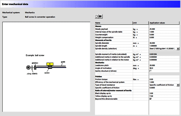 机构模型通过SIZER进行选型配置 机构模型通过SIZER进行选型配置