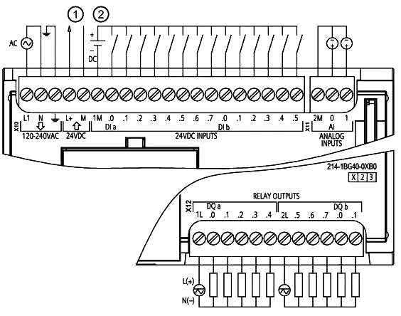 6ES7 214-1BG40-0XB0接线图 6ES7 214-1BG40-0XB0接线图