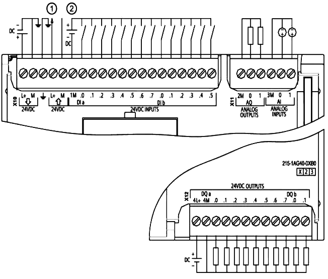6ES7 215-1HG40-0XB0接线图 6ES7 215-1HG40-0XB0接线图