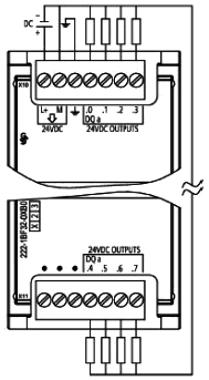 6ES7 222-1BF32-0XB0接线图 6ES7 222-1BF32-0XB0接线图