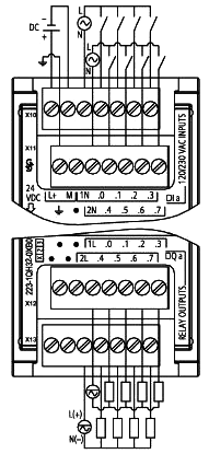 6ES7 223-1QH32-0XB0接线图 6ES7 223-1QH32-0XB0接线图