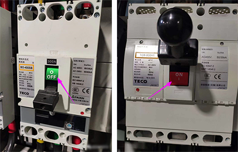 断路器闭合或断开位置标志 断路器闭合或断开位置标志