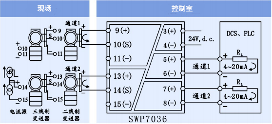 SWP7036接线图 SWP7036接线图