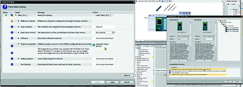 西门子提供本机兼容模式,不同固件版本的设备可以一起运行,并使用相同的软件编程 西门子提供本机兼容模式,不同固件版本的设备可以一起运行,并使用相同的软件编程