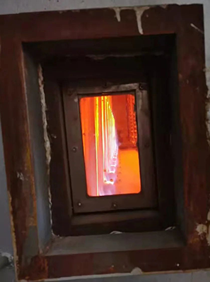 燃烧炉现场火焰情况 燃烧炉现场火焰情况