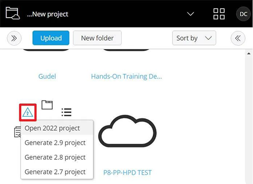 EPLAN中打开项目的子菜单项 EPLAN中打开项目的子菜单项