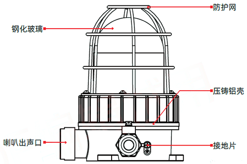 两线制区域声光报警器 两线制区域声光报警器