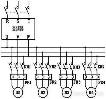 变频器一拖多分时启动 变频器一拖多分时启动