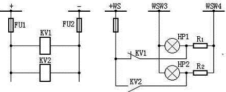 直流母线电压监视装置电路图