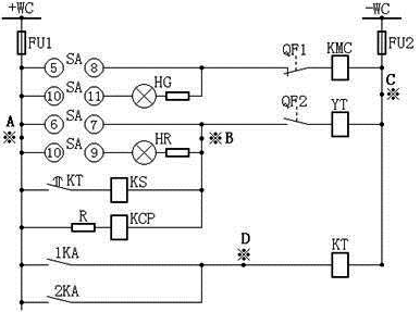直流接地示意图
