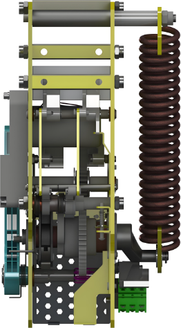 中压断路器的弹簧操作机构 中压断路器的弹簧操作机构