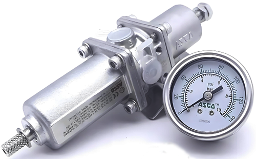 阀门上的气源压力表