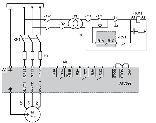 变频器回路电气图 变频器回路电气图
