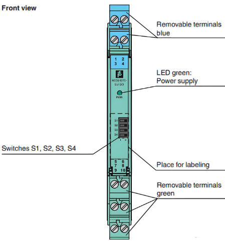 KCD2-STC-EX1安全栅接线示意图