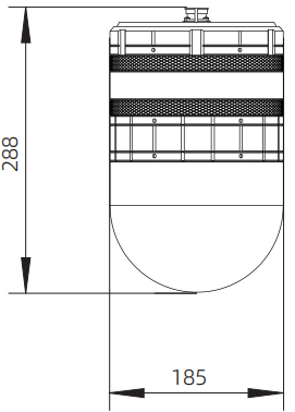 3D扫描雷达尺寸