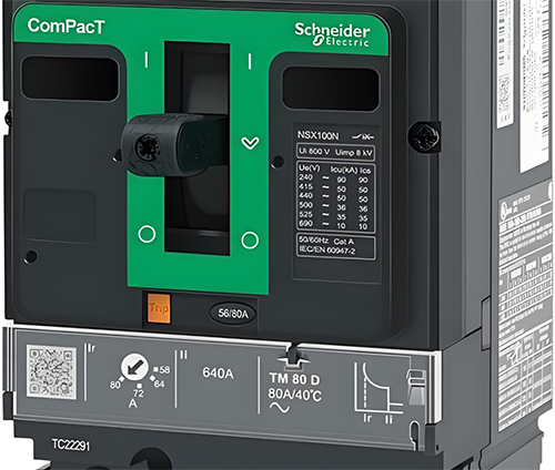 NSX100N-TM80D断路器面板 NSX100N-TM80D断路器面板