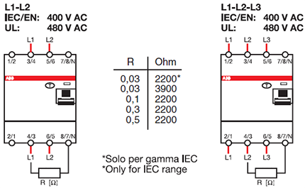 最右边N极始终不接，那么就需要在N极与3/4-4/3 极之间增加一个电阻连接线，确保测试按钮回路供电正常，电阻阻值依据漏电动作电流大小选择